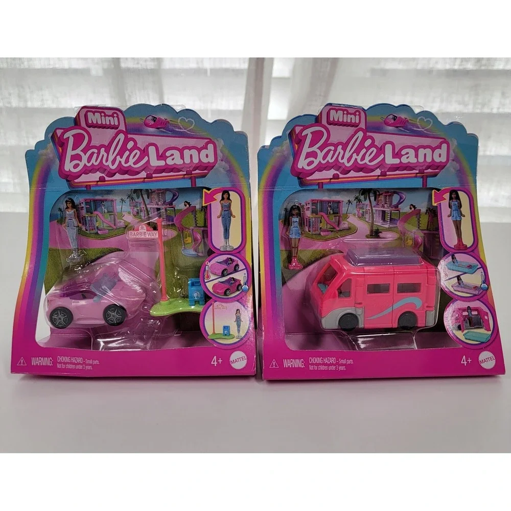 5 Mini Barbie Land Lot Car‎ Camper Play House Cutie Color Reveal Surprise Dolls - Picture 3 of 14